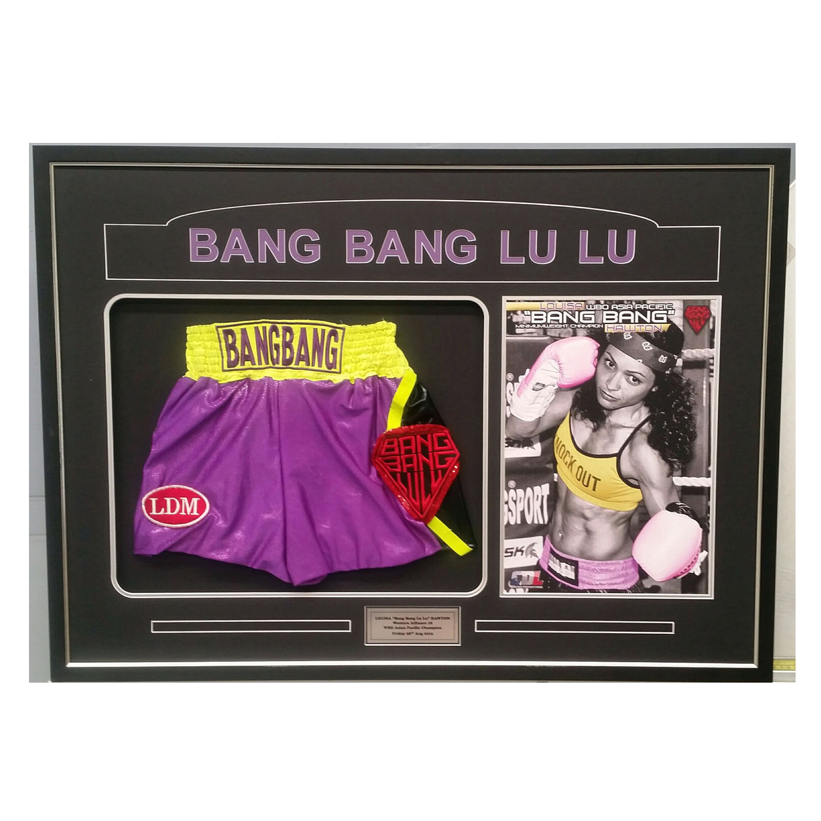 Bang Bang Lu Lu Shorts Framed