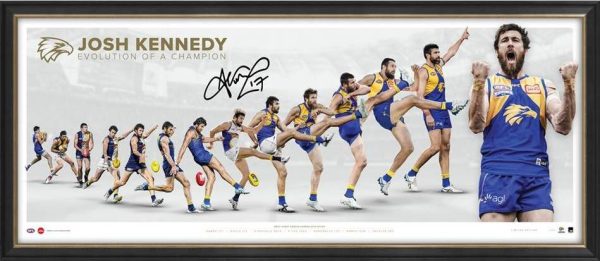 Josh Kennedy Signed Career Retrospective Lithograph