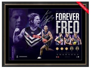 Nat Fyfe Signed Fremantle Dockers Official AFL Retirement Lithograph