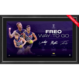 FREO WAY TO GO  Triple Signed Lithograph